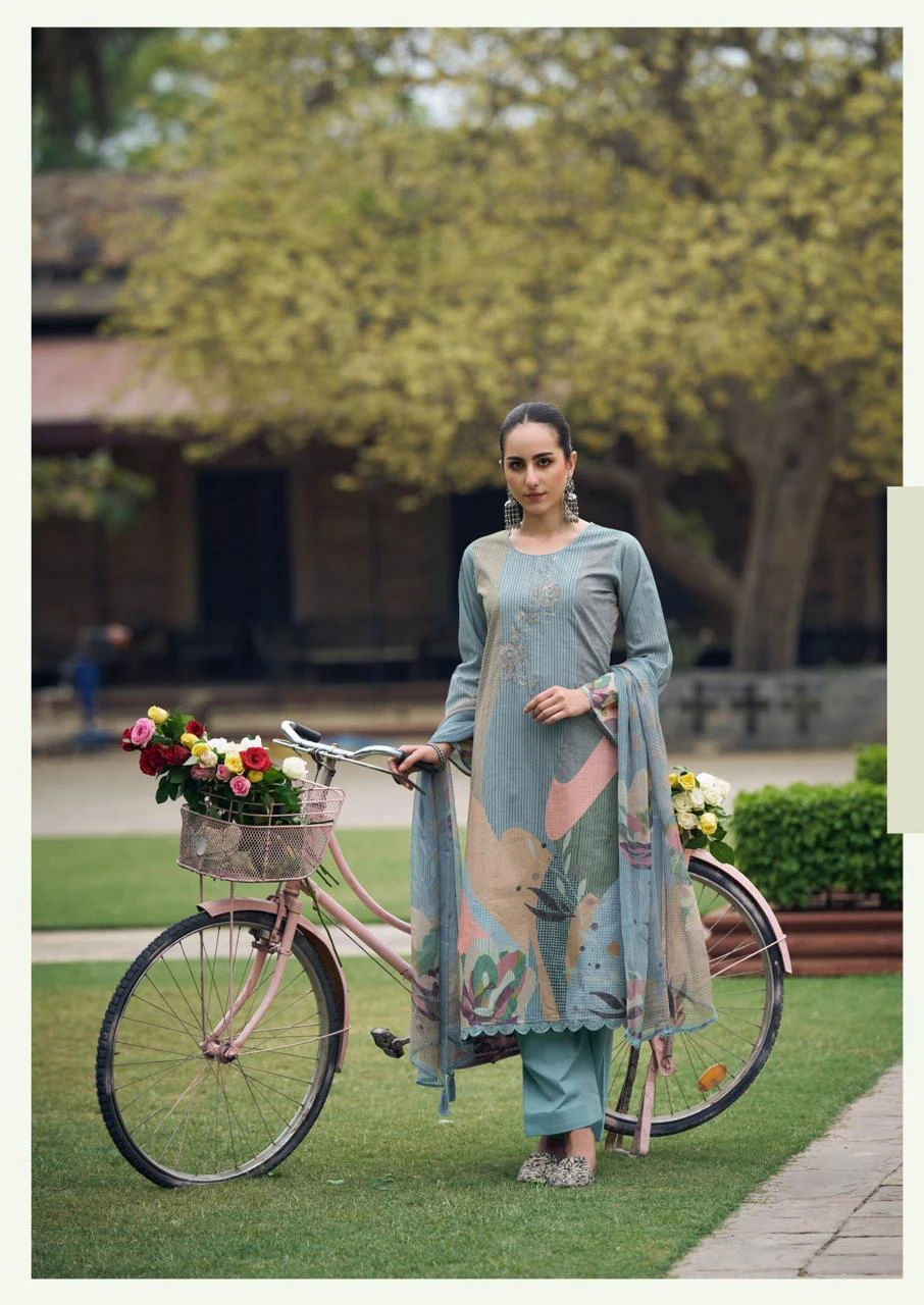 Prm Trendz Maritza Pure Lawn Cotton Wholesale Fancy Salwar Suit Catalog — Wholesale Salwar Suits, MPA wholesale from Surat - Gallery Image 3